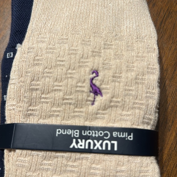 Luxury Dress Socks 2pr Tailor Byrd Trouser Crew Pima Cotton Blend Soft - 10-13 - Picture 4 of 8